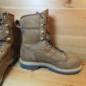 Mens Carolina 8 Inch Steel Toe Lace-to-Toe Waterproof Exclusive Brown ca3828